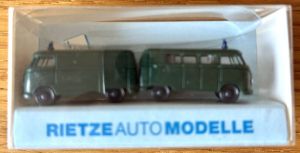 Rietze 16100 VW T 1 Bully. 2er-Set. Polizei NEU / =VP