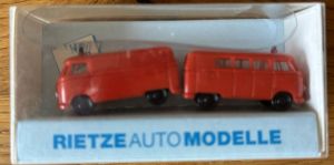 Rietze 16101 VW T 1 Bully. 2er-Set. Feuerwehr NEU / OVP