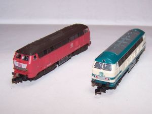 Konvolut mit 2 Dieselloks ohne OVP