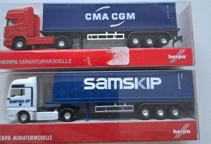 2 x Sattelzug LKW CMA CGM SAMSKIP #18