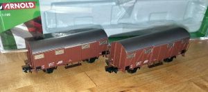 2er Set gedeckte G&uuml;terwagen der FS