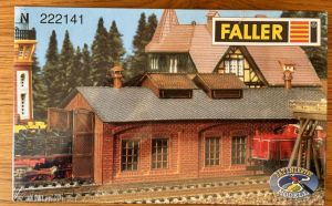 Faller 222141 Bausatz Lokschuppen einst&auml;ndig.