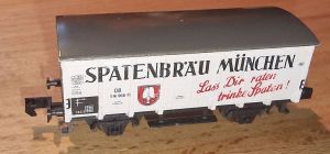 gedeckter G&uuml;terwagen "Spaten-Br&auml;u M&uuml;nchen"