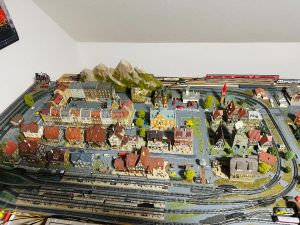 Sch&ouml;ne Modelleisenbahnanlage Spur N, Digital, viel Rangierfreude