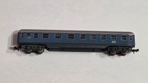 Minitrix 3013 Liegewagen Touropa blau