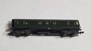 Fleischmann 8088 Bahnpostwagen gr&uuml;n