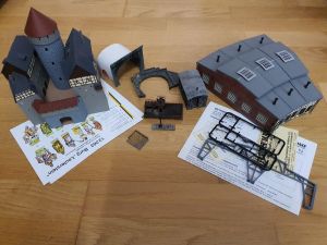 Fleischmann Lokschuppen, Burg Lauterstein,Kleinbekohlung