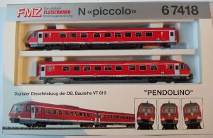 f&uuml;r Bastler Fleischmann 67418 VT 610 Pendolino in OVP, FMZ
