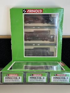 HN6336  3-tlg Set 4-achsige Kesselwagen NACCO DB