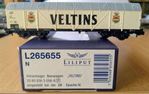 Liliput 265655 G&uuml;terwagen "Veltins" der DB (Ep. IV)