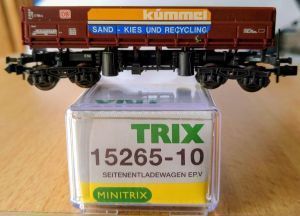 Minitrix 15265-10 Seitenentladewagen Fas 126 der DB (Ep. V)