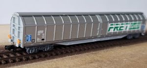  4-achsiger Schiebewandwagen Bauart Habbillns der SNCF