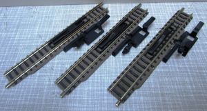 3 x gerade Gleise 111 mm Entkupplungsgleis