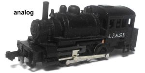 0-6-0, A.T.& S.F., Saddle Tank Dampflok, analog, EVP
