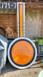 Vorsignalscheibe + Pfeil