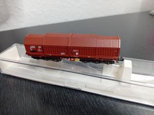 Teleskophaubenwagen, beladen mit 2 Coils