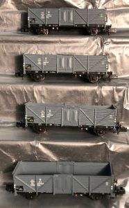 Modelbahn Union 4 Offener G&uuml;terwagen,  Omm 34 (Wddo) der PKP