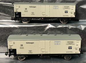 Modellbahn Union 2 F&auml;hrboot-K&uuml;hlwagen Transthermos DR Brit-US-Zone