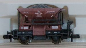 Fleischmann 6 gealterte Schotterwagen mit Ladegut Schotter