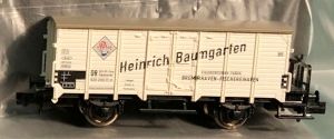 Fleischmann W&auml;rmeschutzwagen "Heinrich Baumgarten" mit Bremserhaus der DRG - Brit-US-Zone