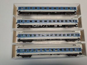 Interregio 4-teilig. Zugschlussbeleuchtung 1.Klasse-Wagen
