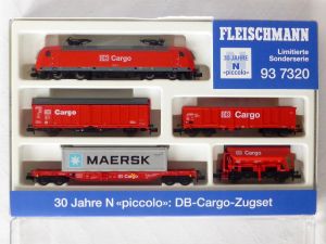Fleischmann 937320, Zugset "DB Cargo" mit BR 145 001-4, Top in OVP!