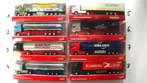 SAMMLUNGS-----AUFL&Ouml;SUNG ----HERPA LKW----OVP