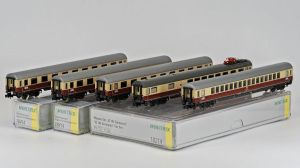 Minitrix 18214 + 2x 18414 – 5-tlg. IC 142 "Germania" (Ep. IV) – unbespielt, OVP