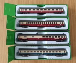 4 tlg. Wagenset "IC Südwind" Epoche IV, OVP