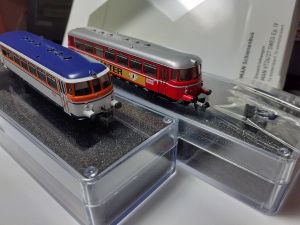 Schienenbus MAN VT26 + Steuerwagen VT27 Analog mit DSS 