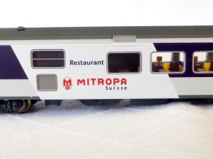 Minitrix 18440, Speisewagen Mitropa der SBB, Top in OVP!