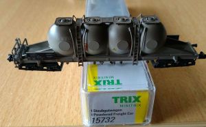 Minitrix 15732 Staubgutwagen Uacs der DB (Ep. IV)