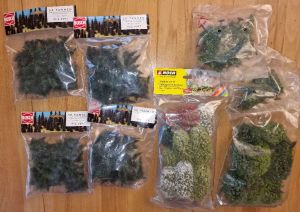 Tannenb&auml;ume 4x je 50 St&uuml;ck & weitere B&auml;ume