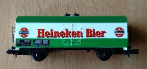 Minitrix ... Bierwagen Ibs "Heineken Bier" der NS (Ep. IV)