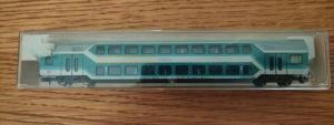 Doppelstockwagen mintgr&uuml;n 1./2.Klasse