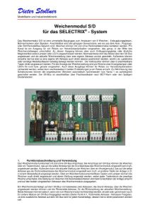 M&Uuml;T Weichenmodul S/D