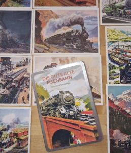 Postkarten Set "Die gute alte Eisenbahn" 