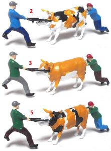 st&ouml;rrisches Rindviech mit 2 Treibern