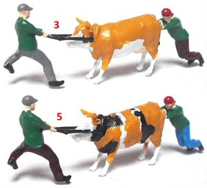st&ouml;rrisches Rindviech mit 2 Treibern