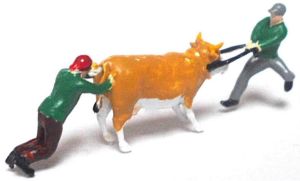 st&ouml;rrisches Rindviech mit 2 Treibern
