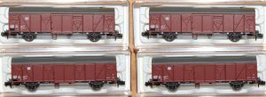 zwei 2er Set DB gedeckte G&uuml;terwagen Gbs Epoche IV - je 2er Set 28 &euro;