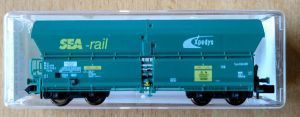 Fleischmann 852324 Gro&szlig;raumselbstentlade-Wagen "SEA rail" der SNCB (Ep. VI)