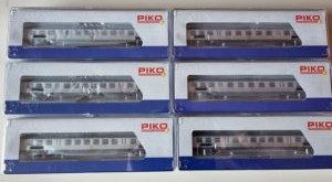 Piko Personenwagen Silberlinge 6-teilig