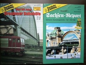 &Uuml;ber 150 Jahre Dresdener Bahnh&ouml;fe & Sachsen Report Band 1