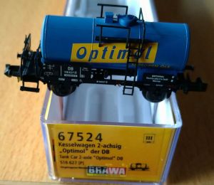 Brawa 67524 Kesselwagen  "Optimol" der DB (Ep. III)
