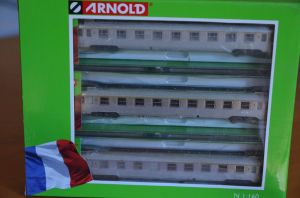  SNCF Schnellzugwagen Set DEV Inox