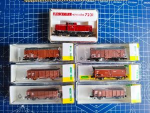 Güterzug mit Diesellok