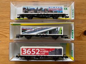 Containerwaggons vom Miniatur-Wunderland 