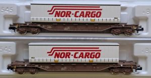 Fleischmann 2 Containerwagen DSB #4