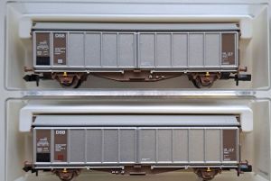 Fleischmann Set 2 Schiebewandwagen DSB #8